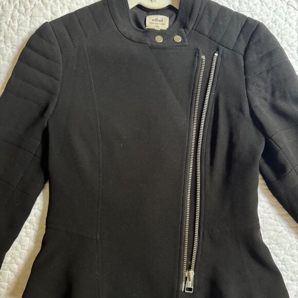 Aritzia Black Moto Jacket - Picture 1 of 4